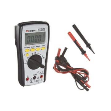 Megger AVO410 TRMS Digital Multimeter, True RMS Electrical Multimeter for Industrial Use