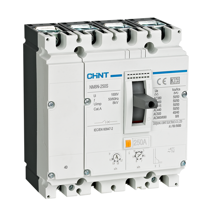 CHINT NM8N-1600S TM1600 MCCB – 1600A, 4P, Thermal Magnetic, Fixed Type