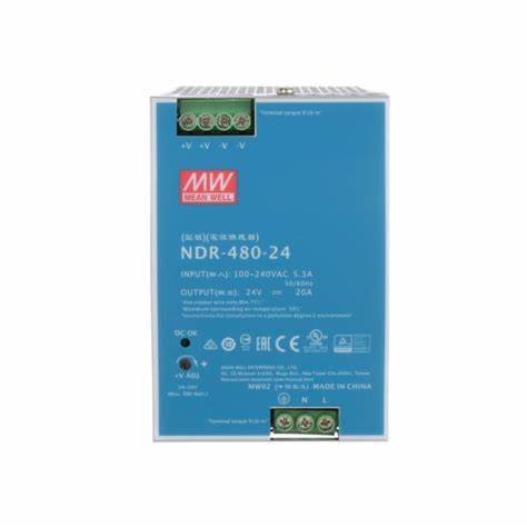 UNO NDR-480-24 – 24V 20A DIN Rail Power Supply