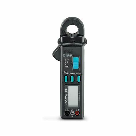 TESTFOX CC-1 Clamp Multimeter – True RMS AC/DC Voltage &amp; Current Resistance CAT III 300 V Phoenix Contact (1212211)