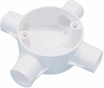 4-Way Electrical Circular Box – Secure and Versatile Wiring Solution