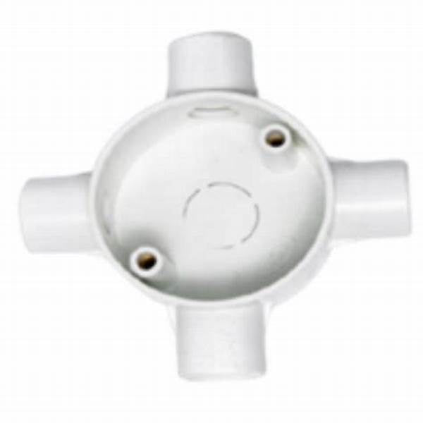 4-Way Electrical Circular Box – Secure and Versatile Wiring Solution