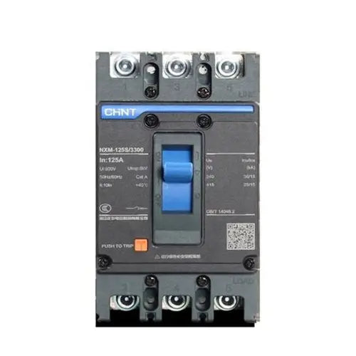 Chint NXM-125S/3300 63A 3-Pole MCCB – Thermal-Magnetic Trip, 36kA Breaking Capacity, 690V AC Rated, IEC 60947-2 Compliant
