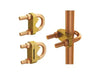 U‑Bolt Earth Clamp – Copper Bolt