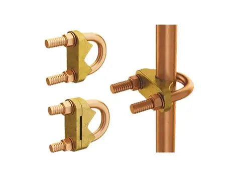 U‑Bolt Earth Clamp – Copper Bolt