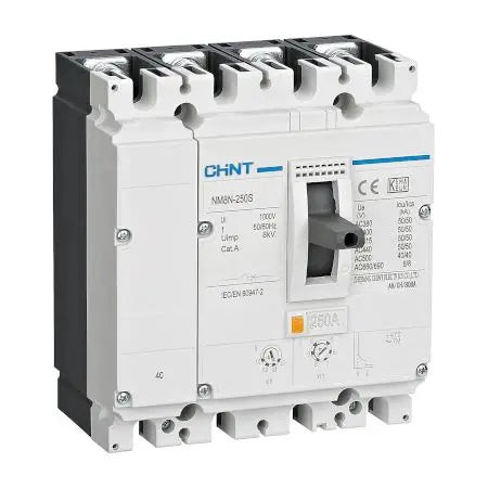 CHINT NM8N-1600S TM1250 4P MCCB – 1250A, 4-Pole, Thermal Magnetic, Fixed Type