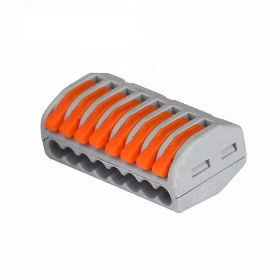 PCT-218 Quick Wire Connector – 8-Port Push-in Wiring Conductor Terminal Block (0.08–2.5mm²)