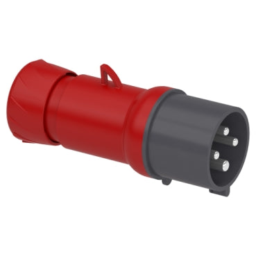 Schneider Electric PKE32M434 PratiKa Industrial Plug – 32A, 3P+E (4-Pin), 400VAC, IP44, Straight Type