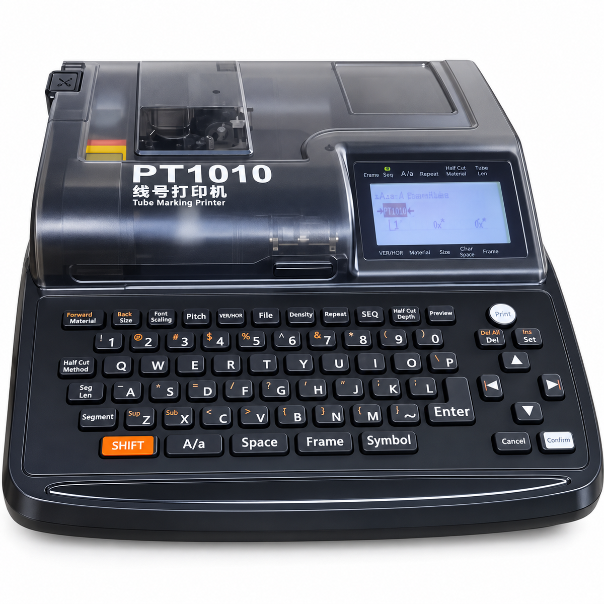 PT1010 Tube Marking Printer with Accessories – English Version