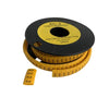 EC-J Flat Type Cable Marker Number 0-9 (100pcs per strip)