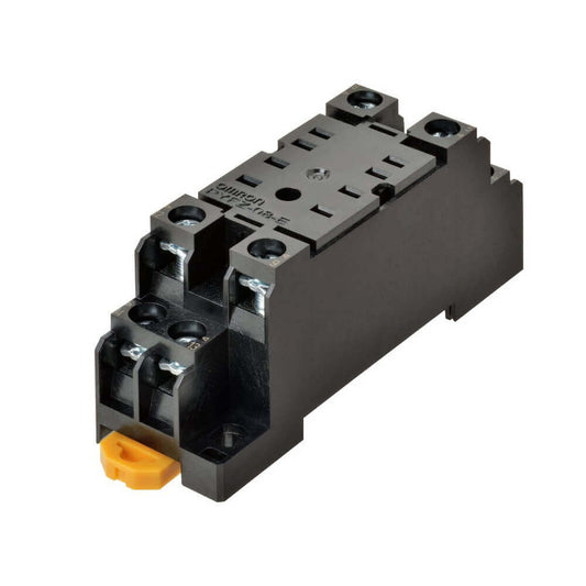 Omron PYFZ-08-E DIN Rail 8-Pin Relay Socket Base 10 A with Screw Terminals