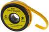 EC-J Flat Type Cable Marker Alphabet A-Z (100pcs per strip)