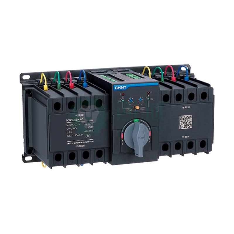 CHINT NXZB-63H/4C 63A D63 4-Pole Automatic Transfer Switch – Compact, Intelligent, 400V, CE Certified