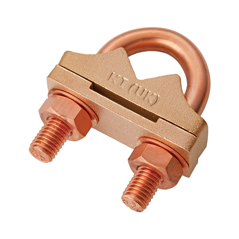 U‑Bolt Earth Clamp – Copper Bolt