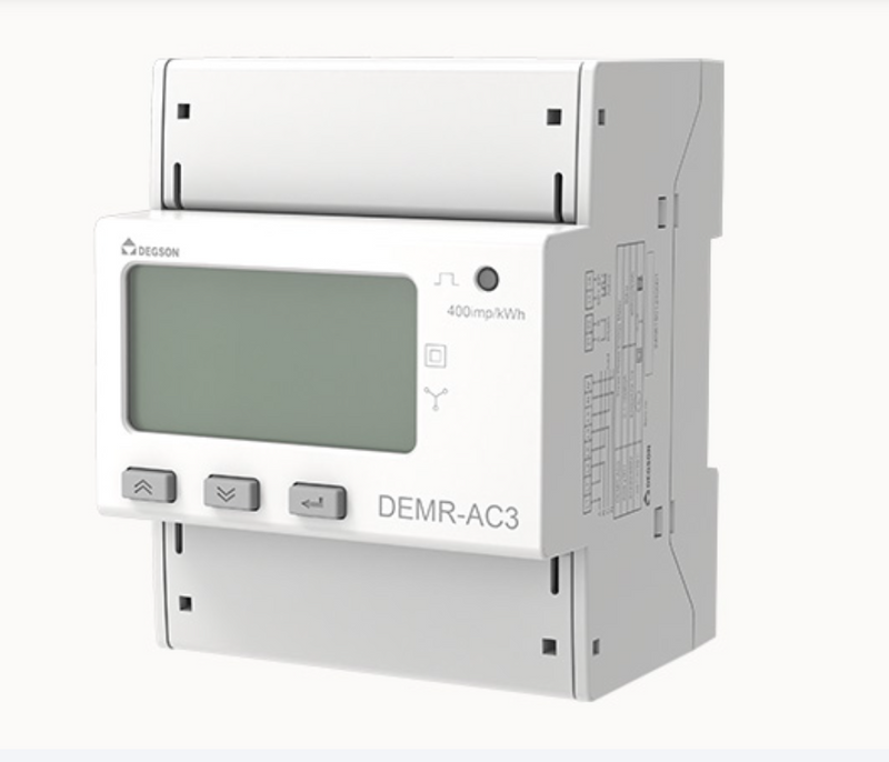 DEGSON DEMR-AC3-CT DIN Rail Three-Phase Energy Meter – With CT, AC, kWh Measurement