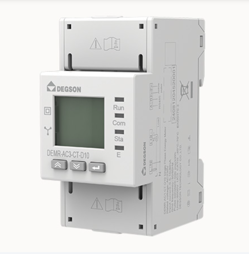 DEGSON DEMR-AC3-CT-D36 DIN Rail Three-Phase Energy Meter – With CT, 36A, kWh Measurement