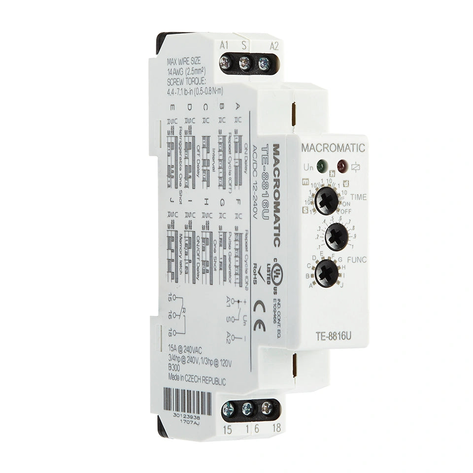 Multifunctional 10 A Relay • 24–240 VAC/DC Switching Capability YX5412H33