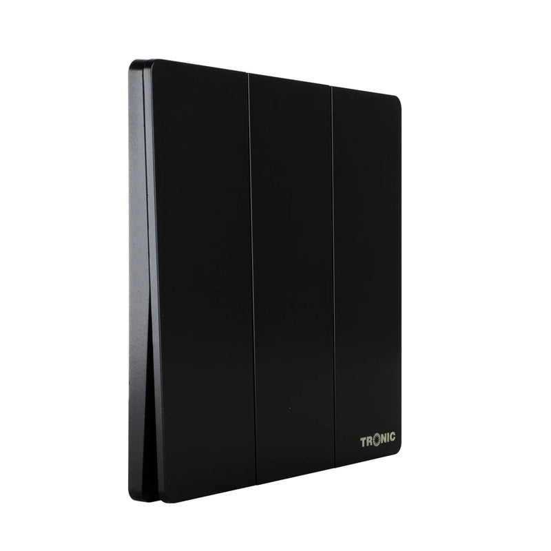 Midea T2 Series 3 Gang 2-Way Switch – Black Colour