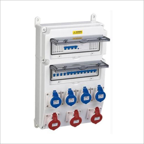 H335317 Waterproof Industrial Socket Distribution Box 2×32A 3-Pin + 2×16A 3-Pin + 1×32A 4-Pin + 2×32A 5-Pin