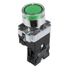Illuminated Spring Return Push Button 220VAC Green XB2-BW3361 LED