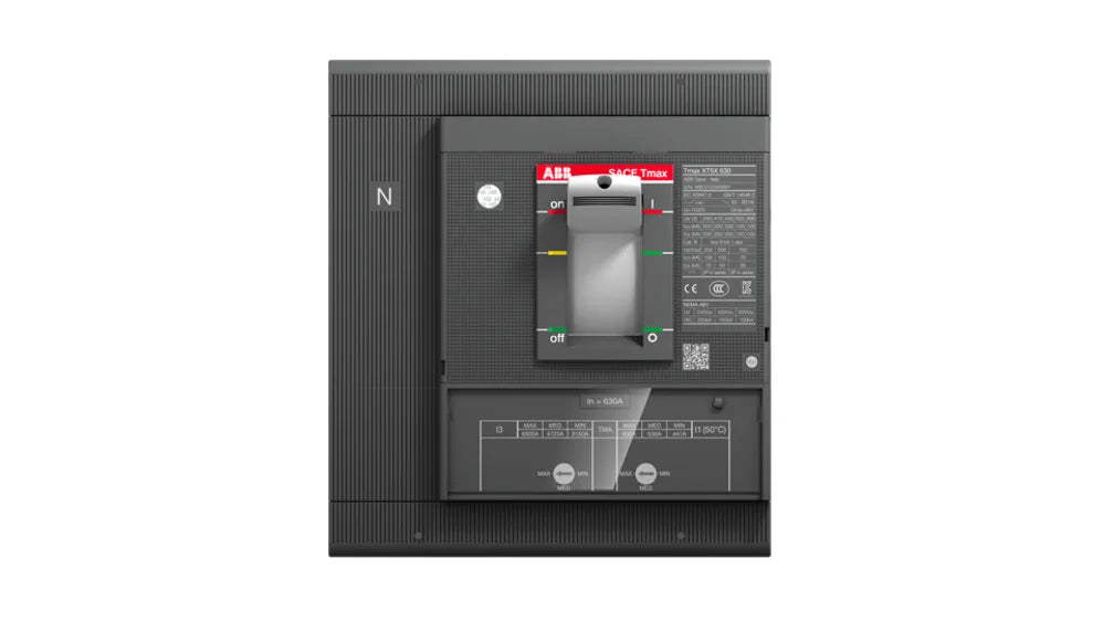 ABB A2B 250 200 A 4-Pole MCCB 1SDA066557R1 – Thermo-Magnetic TMF (200-2000 A), Fixed Front-Terminal