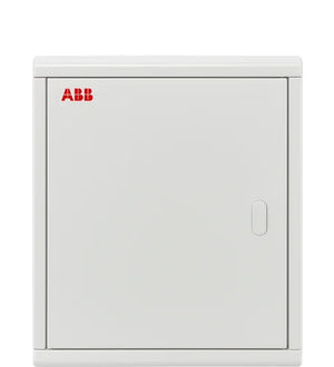 ABB Mirage 12-Way Three Phase Distribution Board, Complete with ABB 1P MCBs & 3P Isolator Incomer