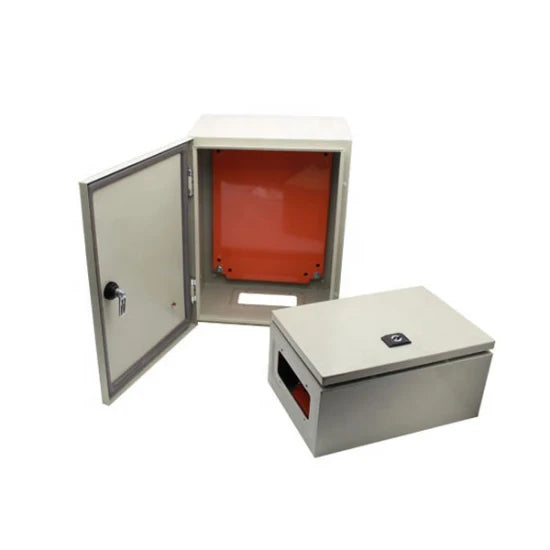 Mild Steel Electrical Enclosure Box – 300×250×200mm, Wall Mount, 1.2mm Body, 2.0mm Door, IP55, Powder Coated