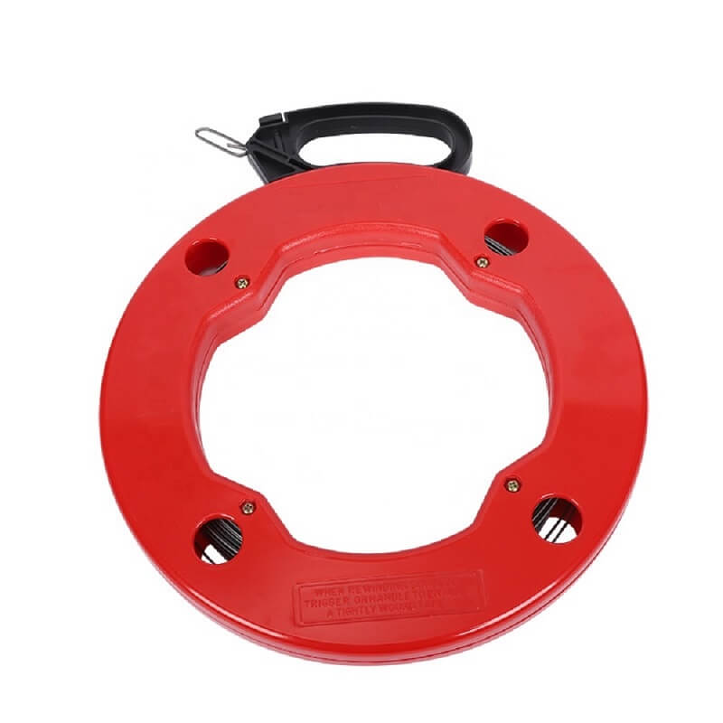 15 Meters Fish Tape Wire Puller – Durable Steel Cable for Electrical Wire Installation