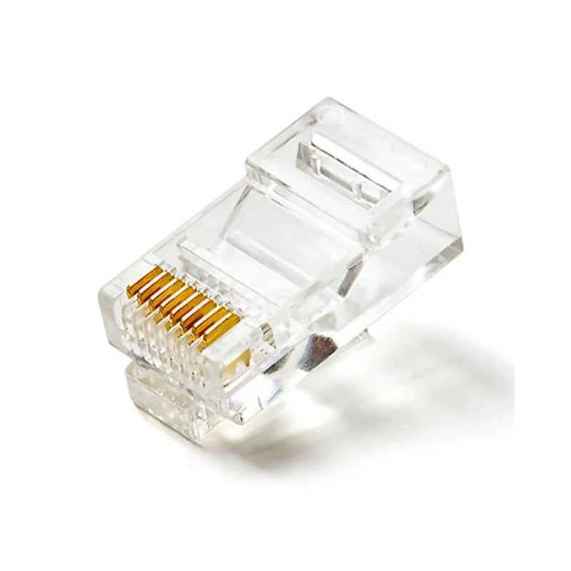UNO RJ45 Crystal Head Network Connector for Cat5e Cat6 Ethernet Cables