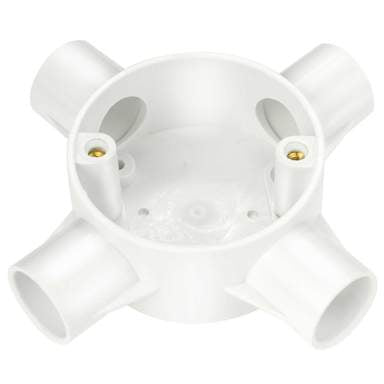 4-Way Electrical Circular Box – Secure and Versatile Wiring Solution