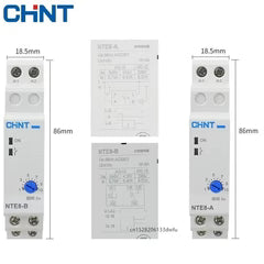 Chint NTE8-J Time Relay – 12s–120s Delay, AC 220V (R Type)