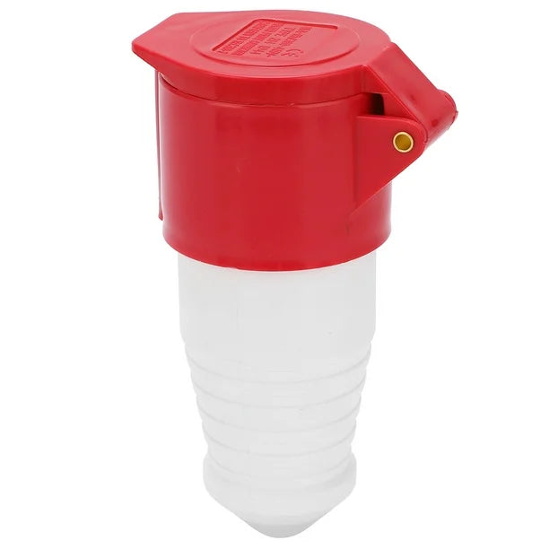 16A 4-Pin Industrial Socket | IP44 | 3P+E Wall or Panel Mount Socket