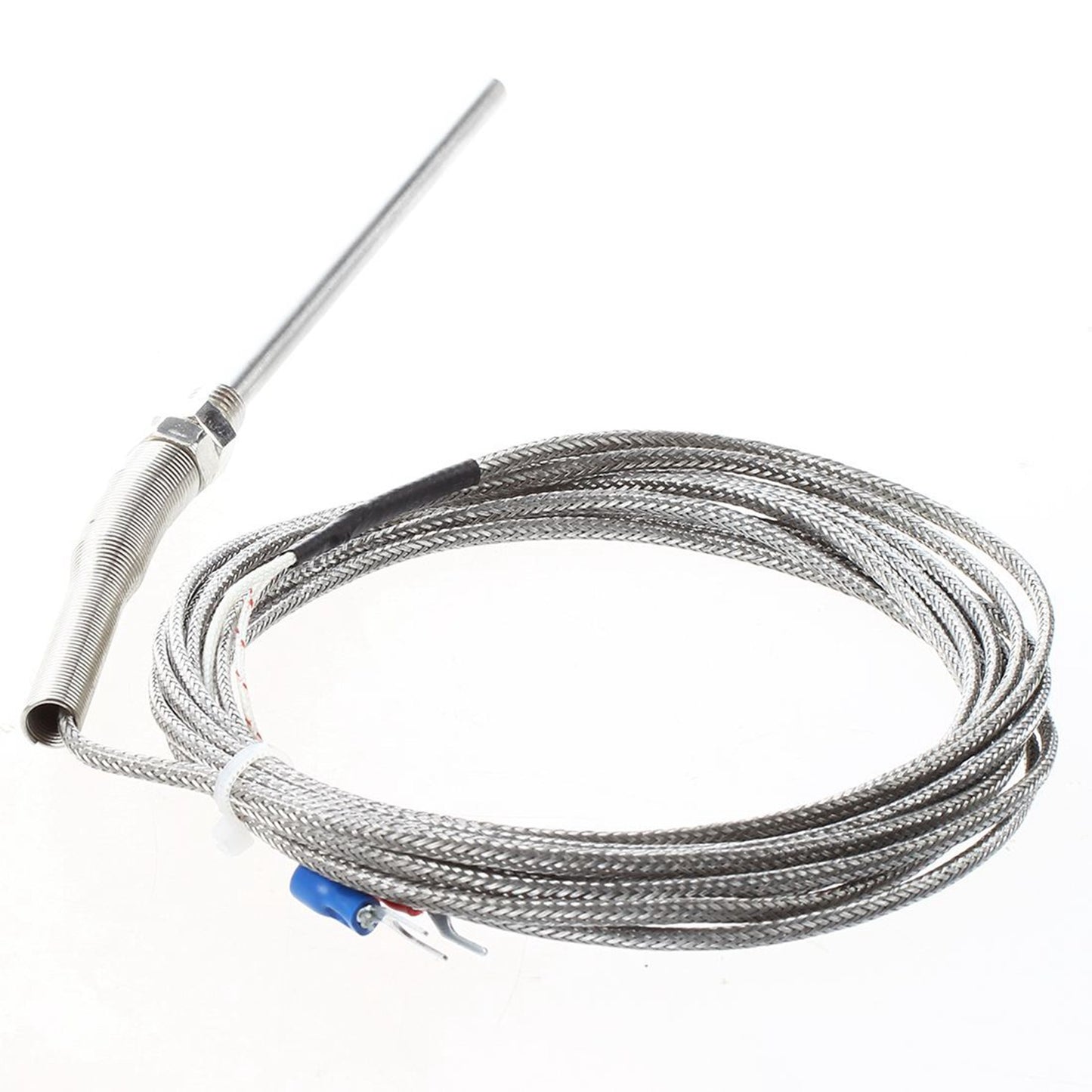 Omron E52-ELP5-100-2-A PT100 Temperature Sensor 5 mm Dia x 100 mm Stainless Tube 2 m Cable