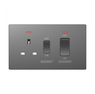 Midea 45A Cooker Socket Grey