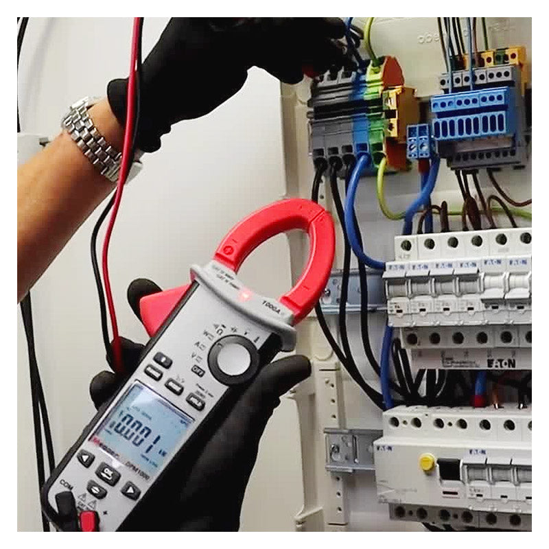 Megger DPM1000 Power Clamp Meter, Digital Clamp Meter for Voltage, Current & Power Measurement