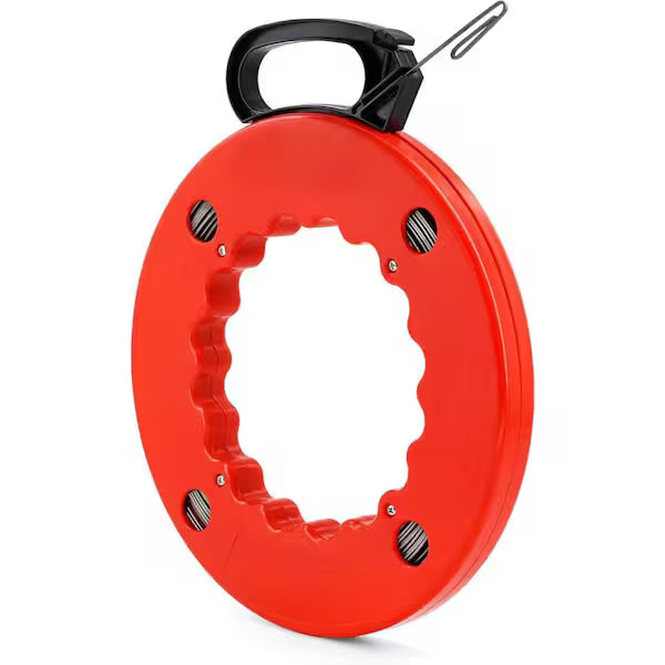 15 Meters Fish Tape Wire Puller – Durable Steel Cable for Electrical Wire Installation