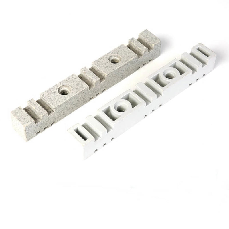 EL-270 White DMC/SMC Busbar Support Clamp – Insulating Mount for Low-Voltage Distribution