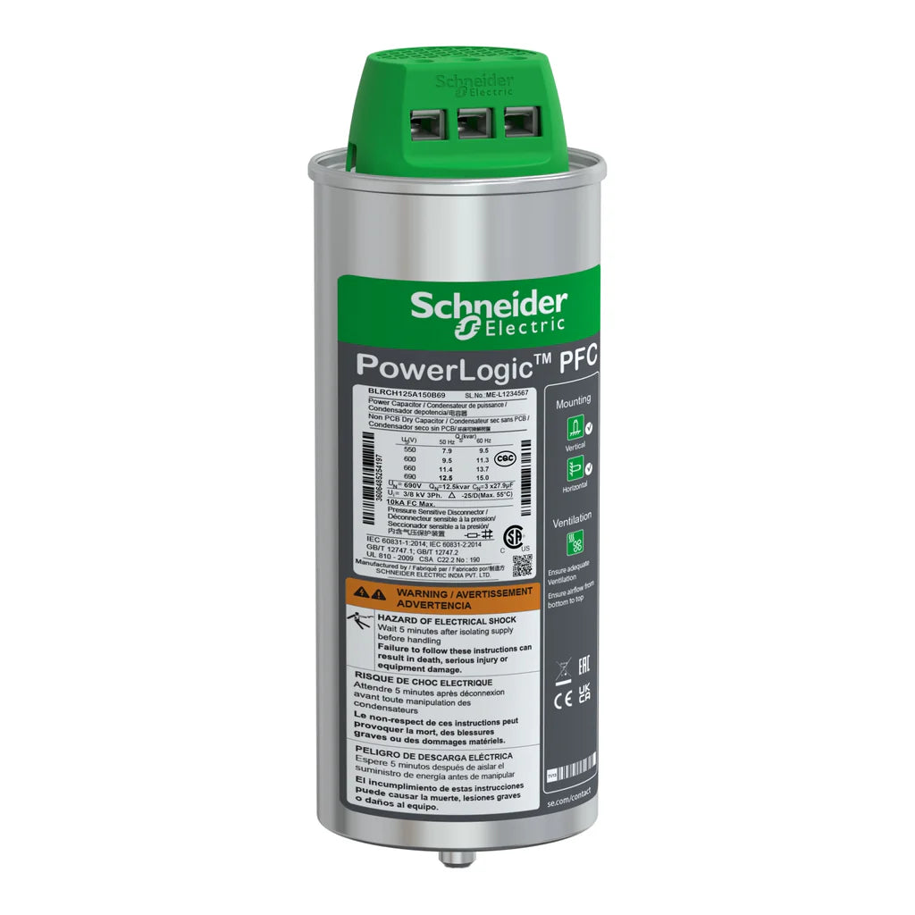 Schneider Electric BLRCS250A300B40 EasyCan Capacitor – 25/30 kVAr 380–415V 50/60Hz