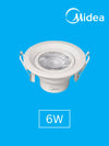 Midea SP06W-3000K 6W LED Recessed Spotlight – 3000K Warm White, 220–240V~50/60Hz, Energy-Efficient Ceiling Fixture