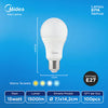 Midea LED Bulb, 15W, 1500lm, 220–240V~50/60Hz, 6500K, B22 Base
