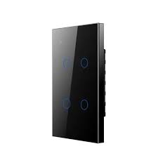 ZS-TYC3-SFM-41W-B, WiFi Smart Switch, 4 Gang, Black