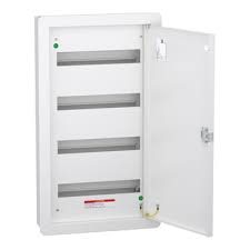 Schneider Electric DBR416MS DBSeT 4-Row 64-Module Surface-Mount Distribution Board (Without MCBs)