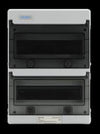 Consumer Unit, Distribution Board – CHINT DB4-18S, Single Row, 18-Way MCB Housing, Plastic Enclosure, IP40, DIN Rail Mount, Part No. 446251