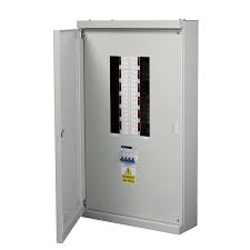 Chint NX9-12G 12-Way Three Phase Distribution Board, Flush Type Metal Enclosure, 3P 100A/125A Chint Isolator Incoming (Empty)