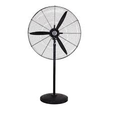 BINOKA AMS20 20" Heavy Duty Industrial Standing Fan — Powerful 3-Speed Pedestal Air Circulation, Metal Blades & Adjustable Height