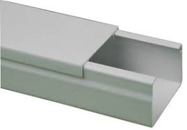 SUIMING White PVC Wall Trunking — 40 × 25 mm × 2900 mm, 0.74 mm Thickness, Heavy-Duty Electrical Cable Management Trunking for Surface Wiring