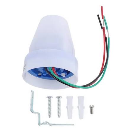 UNO Photocell Power Source 110-220V AC/DC 10A Rated 5-50LUX Adjustable Dusk-to-Dawn Sensor