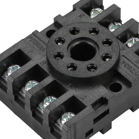 UNO Electromagnetic Relay Base 11-Pin Socket for 24V/220V Plug-In Relay