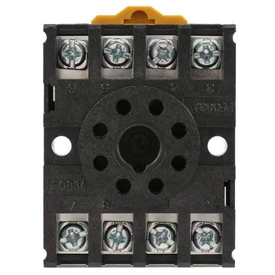 UNO Electromagnetic Relay Base 11-Pin Socket for 24V/220V Plug-In Relay