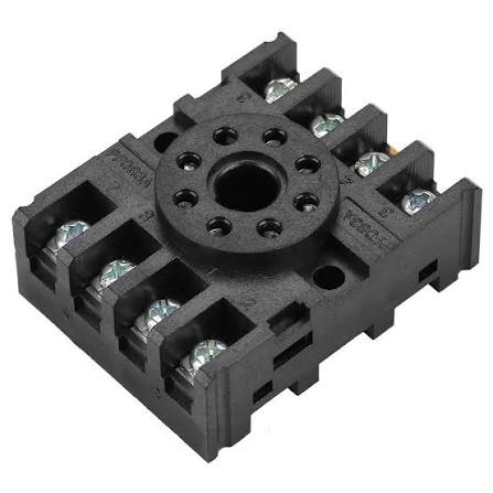 UNO Electromagnetic Relay Base 8-Pin Socket for 24V/220V Plug-In Relay
